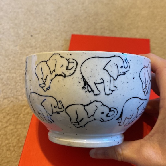 ☀️ 2pc Elephant Bowl & Big Mug Microwave Dishwasher Safe Set - Picture 11 of 14